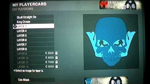 COD: Black Ops-Player Card/Emblem Customization