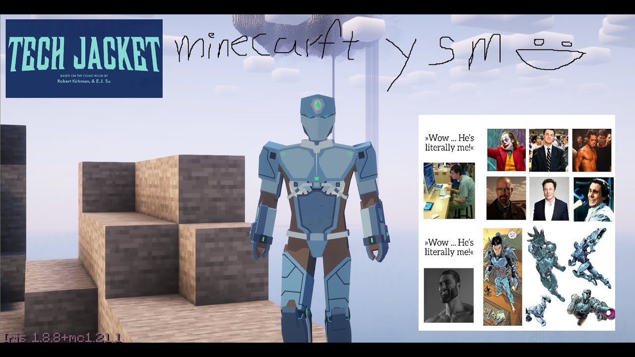 Minecarft TECH JACKET (YSM) - YouTube