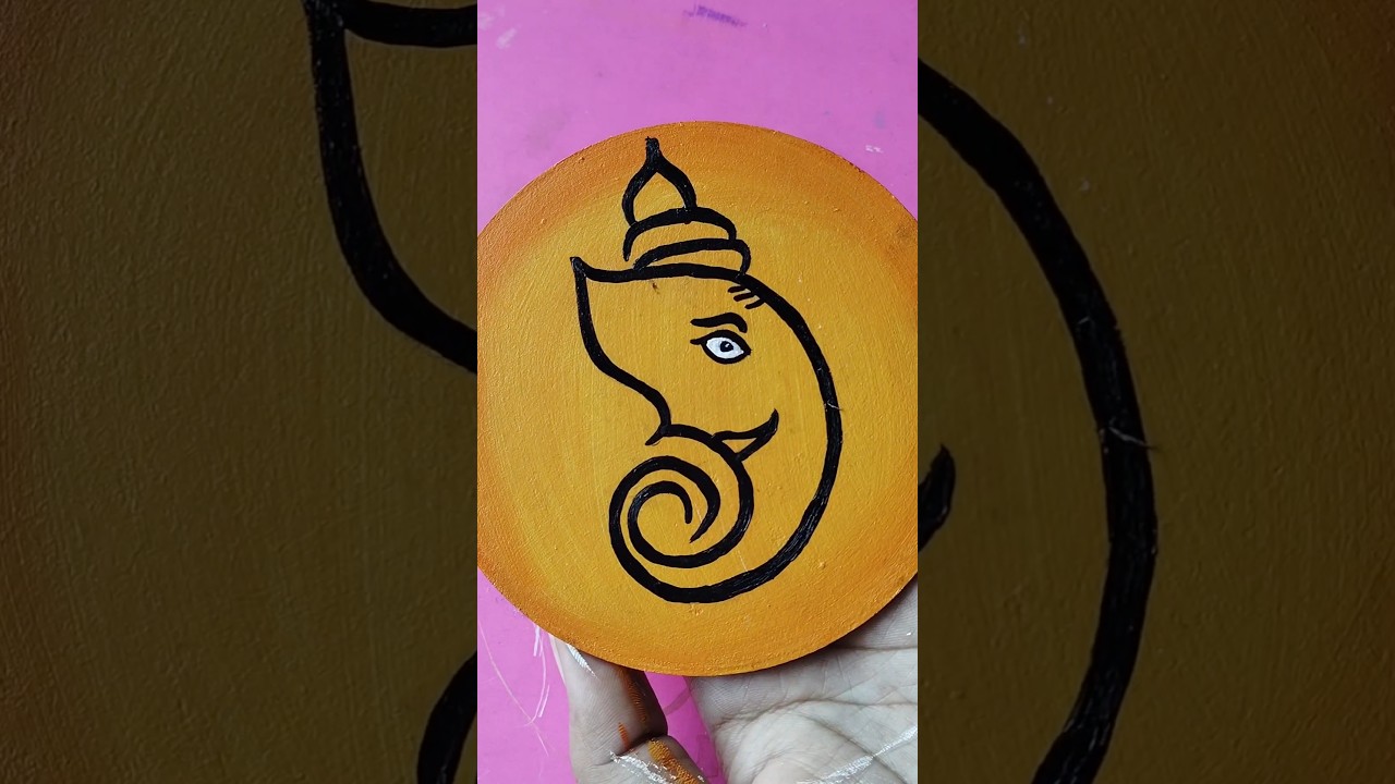 Painting on MDF board | wooden coaster painting ideas | 