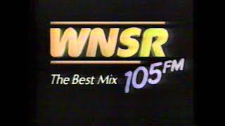 1989 WNSR 105 FM "The best mix of the 60s 70s and today" New York City