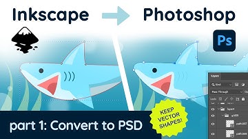 Inkscape & Photoshop #1: Konversi ke PSD (Editable Vector)