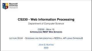 Celebrity CS230 Lecture 20 04 ExpressJS Routes and Controllers Net Worth