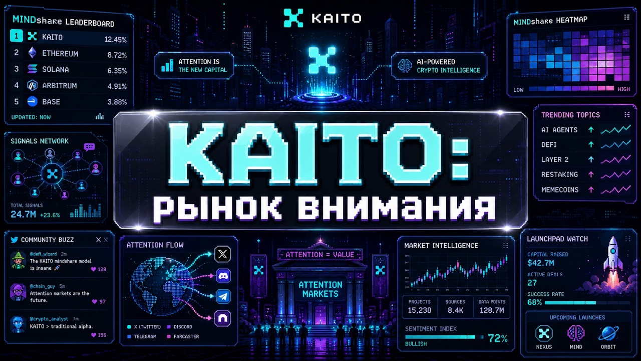 Kaito: Attention Markets, Kaito Studio, and Capital Launchpad (vs. Cookie3, CoinList, LunarCrush)...