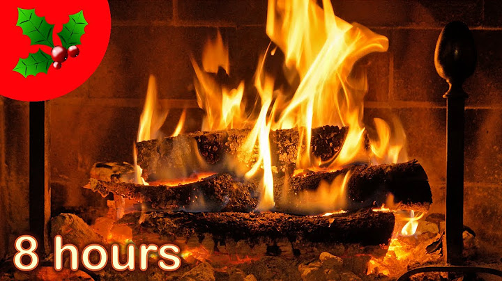 ✰ 8 HOURS ✰ Christmas FIREPLACE ✰ ACOUSTIC GUITAR ♫ ☆ Christmas Music Instrumental ♫ YULE LOG