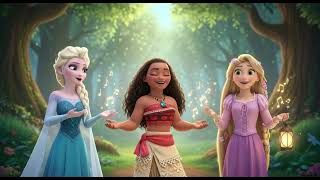 Frozen, Ocean & Sun Elsa Moana Rapunzel Friendship Song
