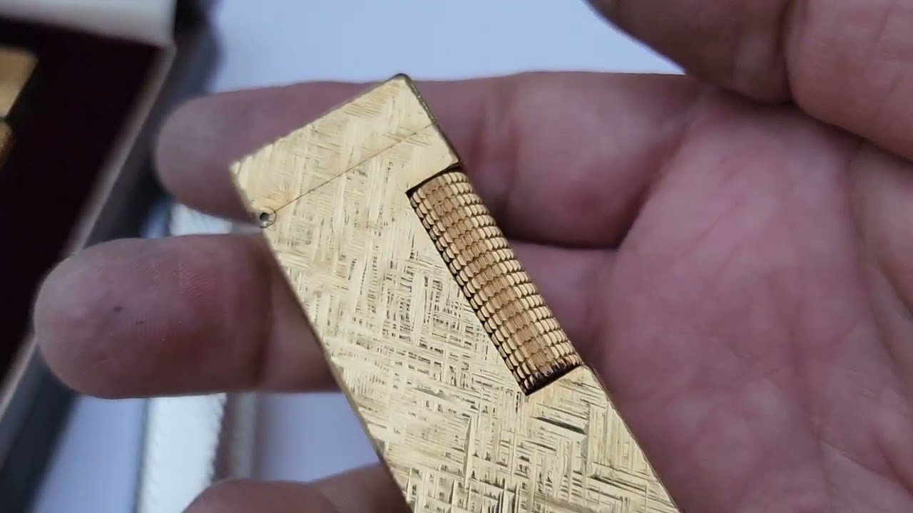 Bật Lửa Dunhill & Bật Lửa Cartier xưa. Clip 18