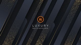 Luxury Background with Glitter Gold | illustrator Tutorial | Part 1