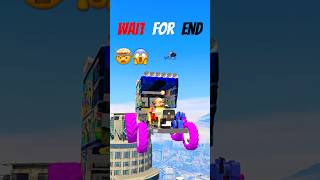 GTA5 Tractor 4x4🤯😱 Crazy Stunt Imposible Biggest Challenge😱 #gta5dj #tractordj #shorts