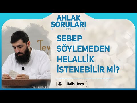 Sebep söylemeden helallik