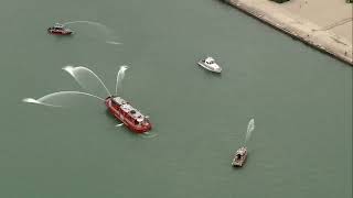 Chicago Fire Department pays tribute to fallen CPD officer