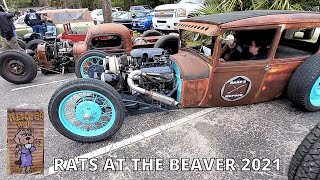Rats At The Beaver 2021 - Custom Hot Rods And Rat Rods - The Beaver Bar Murrells Inlet Sc
