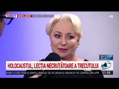 Viorica Dăncilă, Prezentă La Marșul Vieții De La Auschwitz. „Este Un Eveniment Tulburător. A