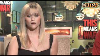 Reese Withers Dishes On Hot This Means War Co-Stars Tom Hardy, Chris Pine On Extra