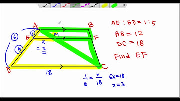 Geo trapezoid and a parallel line seg