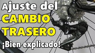 Adjust bicycle rear derailleur | GLOBEROS BTT