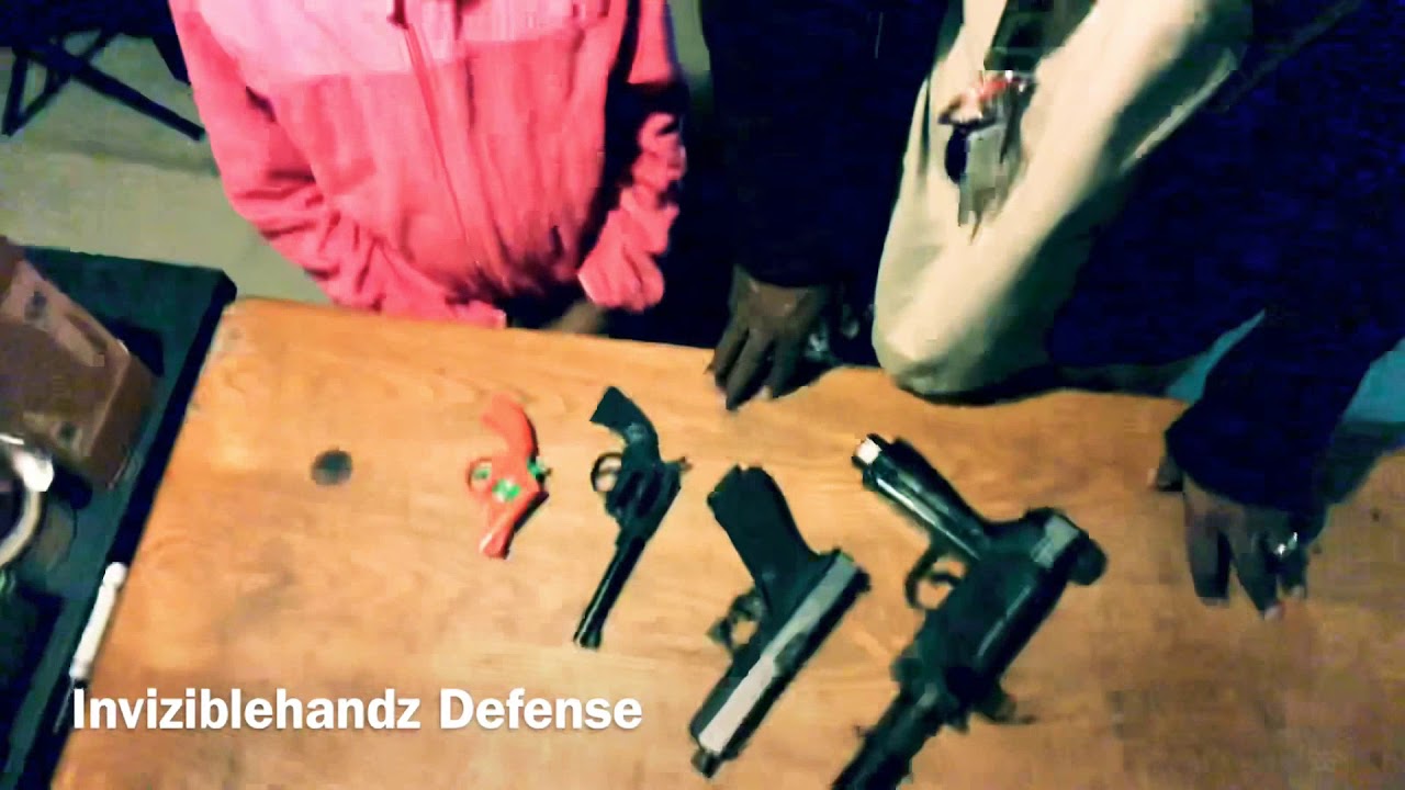 Keep all guns pointed in a safe direction even toy guns ..