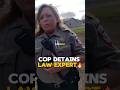 Cop regrets testing a legal pro🔥