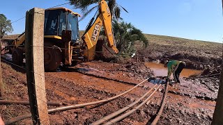 Pós alagamento, começamos a limpar tudo