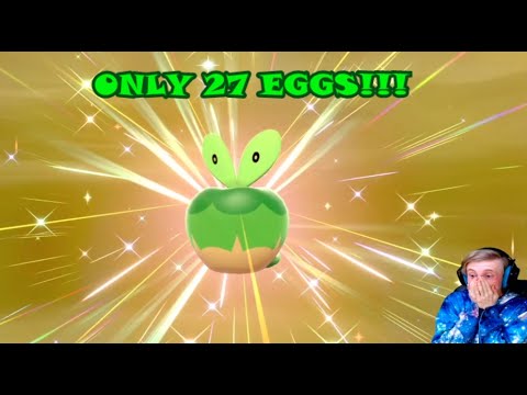 [LIVE] Shiny Applin in ONLY 27 Eggs! (3rd in SBQ) - YouTube