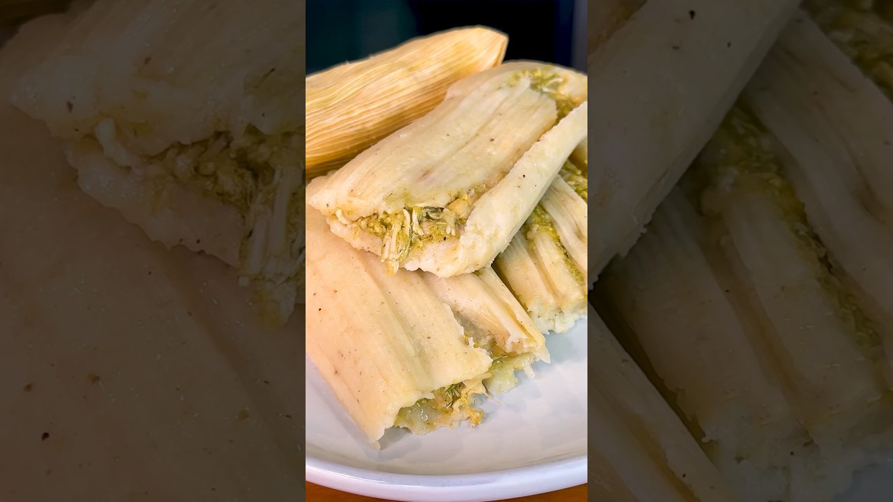 Tamales Verdes de Pollo