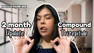 2 Month Tirzepatide Update (10mg) | Zepbound to Compound + 136lb Weight Loss