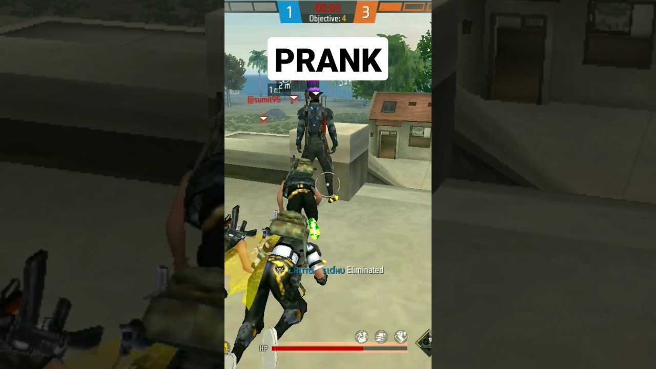 PRANK HEALING BATTLE FF (clock tower) 😱  