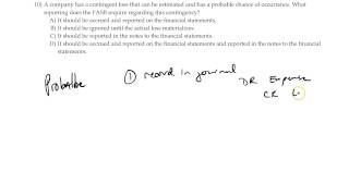 Account for Contingent Liabilities