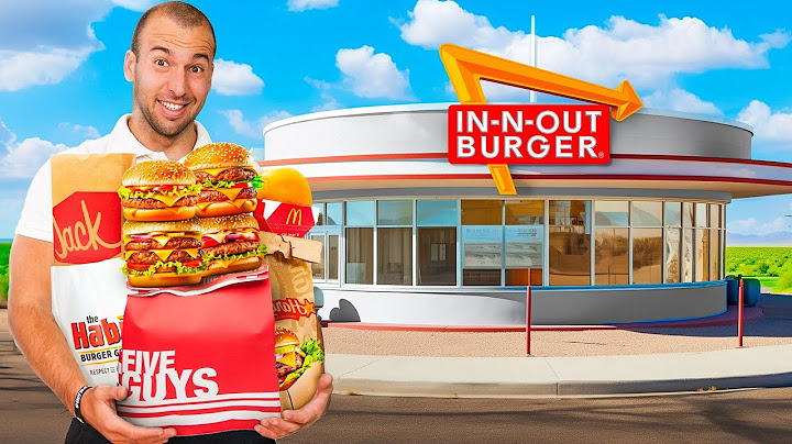 Δοκιμάζω Όλα Τα Αμερικανικά Fast Food Burgers