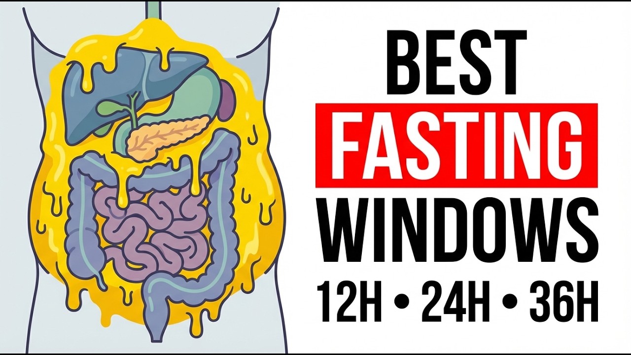 What's the BEST Fasting Length for Fat Loss 12h vs 16h vs 36h - YouTube