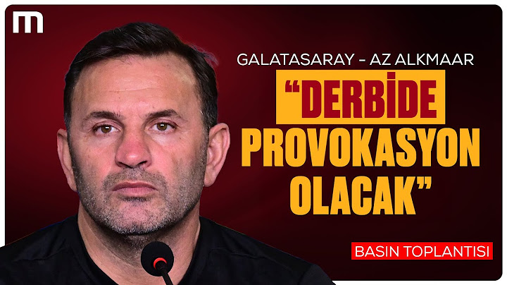 Okan Buruk Basın Toplantısı | Galatasaray 2-2 AZ Alkmaar Maç Sonu