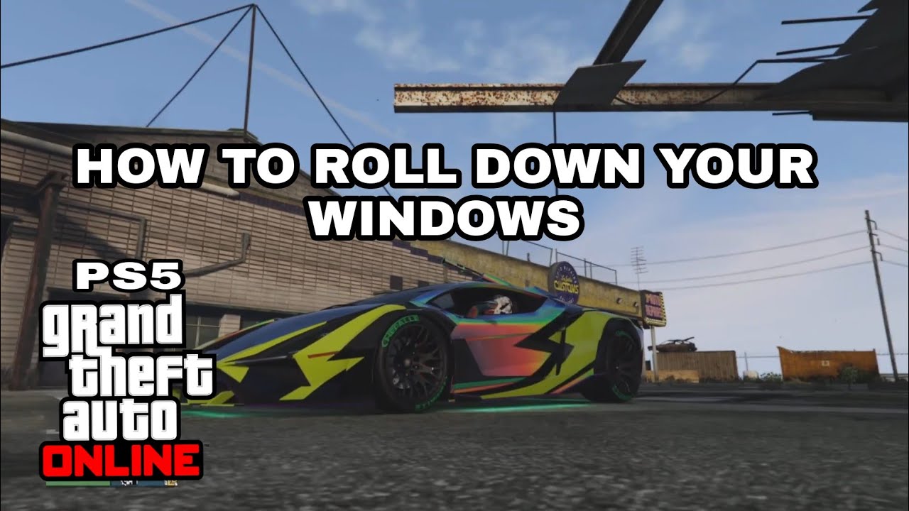 GTA 5 Online Can You Roll Down Your Vehicle Windows On PS5 XBOX XS 