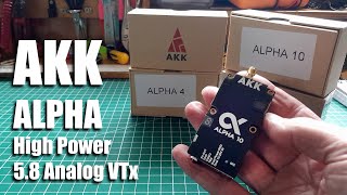AKK Alpha Series High Power Analog 5.8GHz VTx