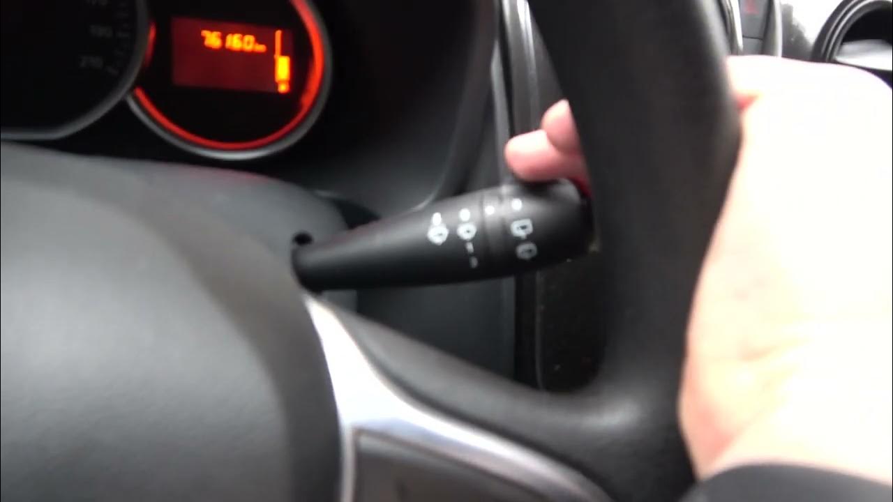 How to Turn Wipers On or Off in Dacia Sandero ( 2011 2020 ) Enable