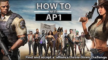How to: Find and accept a alliance throw-down challenge