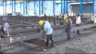 The world&#39;s most modern rebar and plate steel production process. Versatile steel frame fabrication