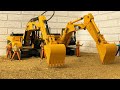 Custom RC Excavator and Tractor Construction Site, Bruder Toys RC Truck!