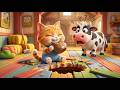 Farmer Kitty Eats Everything 😱 Funny Farm Harvest & Healthy Eating Habits Nursery Rhymes for Kids
