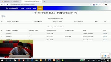 Part 3# | Demo pembuatan Aplikasi web perpustakaan dengan phpmyadmin