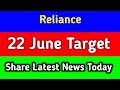 reliance share latest news today || reliance share latest news today