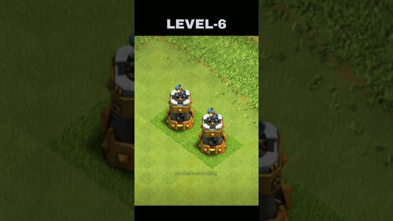 Maxing Bomb Tower From Level 1 to 11 || Mr Phantom Clashing 