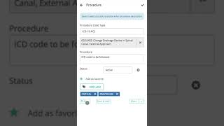 PROCEDURE MODULE - #75Health EHR & EMR Software screenshot 5