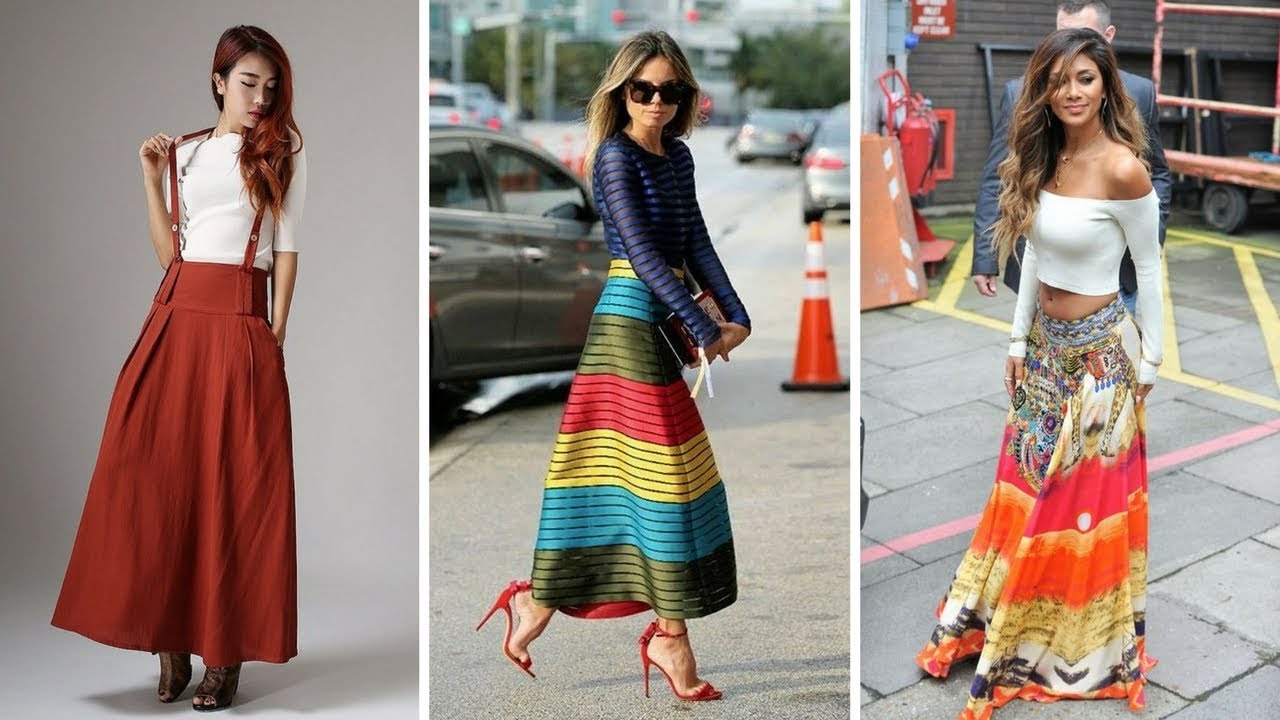 Faldas Largas Modernas Moda Fashion Faldas Modernas Youtube