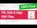 How To Edit PDF File in Laptop | How To Fill Out a PDF Form in Microsoft Edge | Edit PDF File