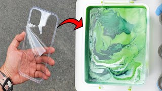 Customize your phone case with Hydro Dipping | COOL DIY PHONE CASE IDEAS
