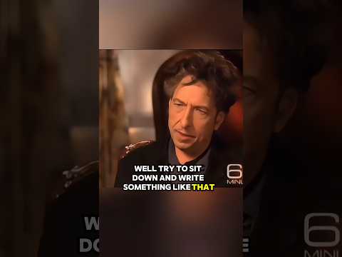 Bob Dylan said he wouldn't be able to write his greatest hits again (2004 interview) #shorts