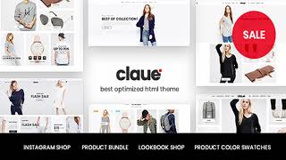 Claue - Clean, Minimal HTML5 Template | Themeforest Website Templates and Themes