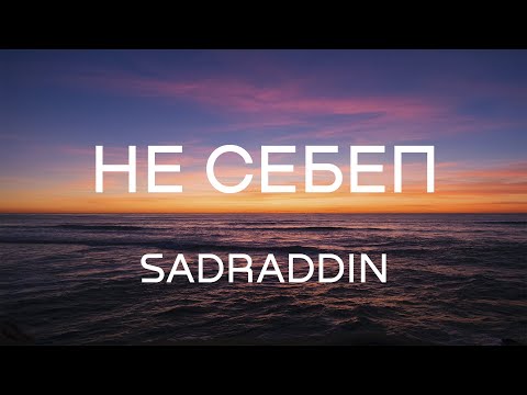 НЕ СЕБЕП - SADRADDIN (Lyrics | Текст песни)