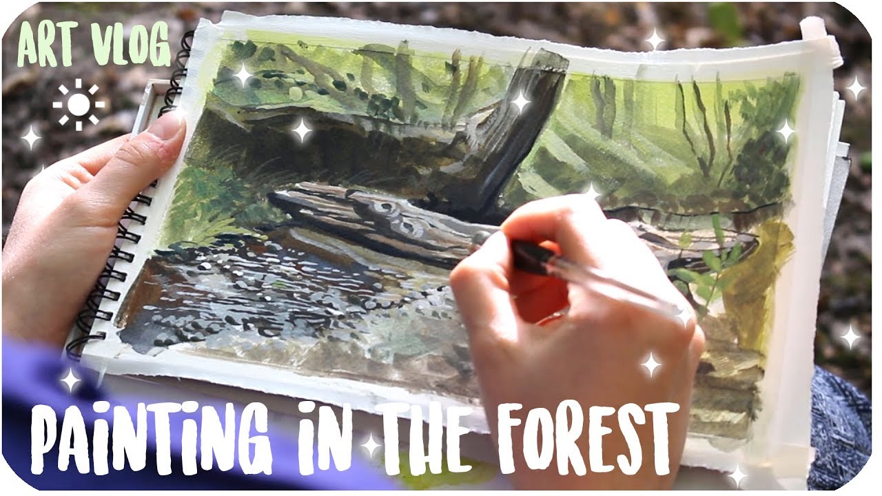 SAYING GOODBYE - Casual Art Vlog and Plein-Air Gouache Paintings