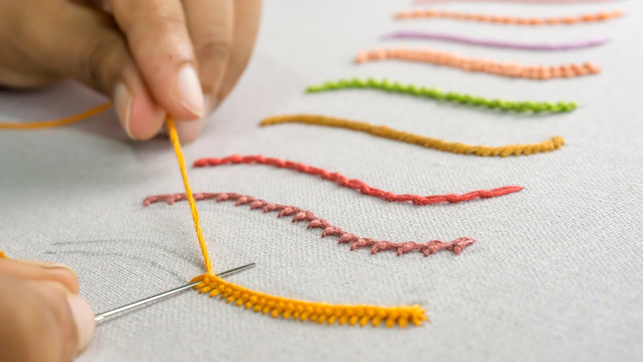 Lazy Daisy Stitch-Detached Chain Stitch – Hand Embroidery Tutorials By ...