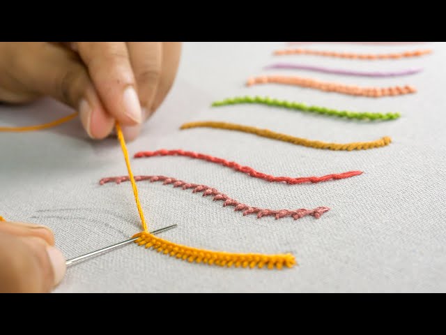 10 Most Strange Hand Embroidery Stitches for Beginners